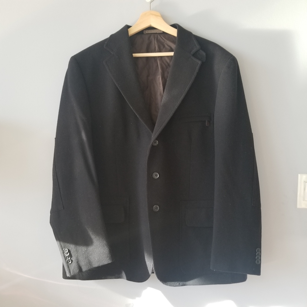 NWOT. Luigi Bianchi Mantova Virgin Wool Blazer XXL